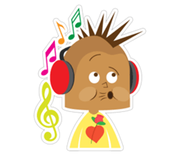 Crazy little friends sticker #14600760