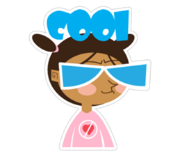 Crazy little friends sticker #14600763