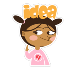 Crazy little friends sticker #14600764