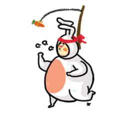 Rabbit F sticker #14601125