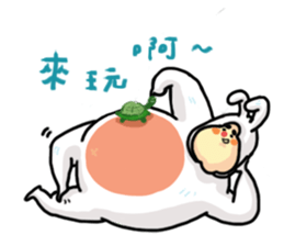 Rabbit F sticker #14601128