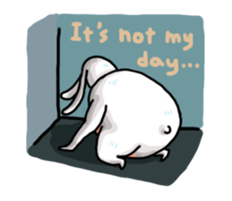 Rabbit F sticker #14601131