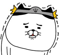 yowaitypenoneko Become a brave man sticker #14601468