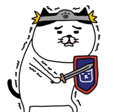 yowaitypenoneko Become a brave man sticker #14601474