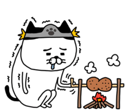 yowaitypenoneko Become a brave man sticker #14601494