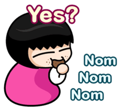 Hoomie Chan 3 (eng.) sticker #14601502