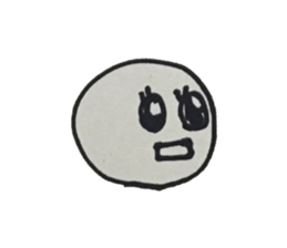 funny face and animal sticker #14602023