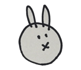 funny face and animal sticker #14602025