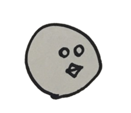 funny face and animal sticker #14602029