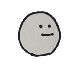 funny face and animal sticker #14602038