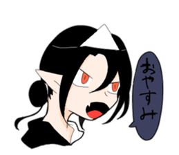 Pleasant friends of different world. sticker #14602063