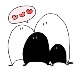 Pleasant friends of different world. sticker #14602075