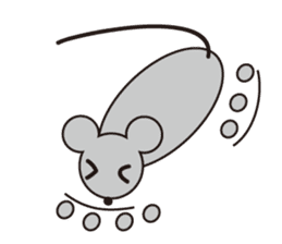 Little Gray Mouse sticker #14602096