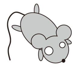Little Gray Mouse sticker #14602099