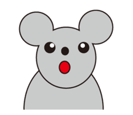 Little Gray Mouse sticker #14602100