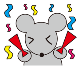 Little Gray Mouse sticker #14602105