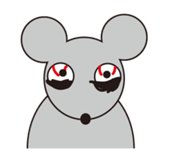 Little Gray Mouse sticker #14602123