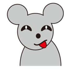 Little Gray Mouse sticker #14602124