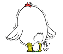A chicken man sticker #14602152