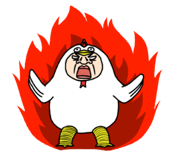 A chicken man sticker #14602159