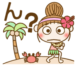 Day 7 of the Hawaiian Girl ocyame sticker #14602297