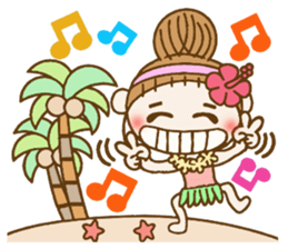 Day 7 of the Hawaiian Girl ocyame sticker #14602304