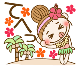 Day 7 of the Hawaiian Girl ocyame sticker #14602305