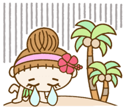 Day 7 of the Hawaiian Girl ocyame sticker #14602308