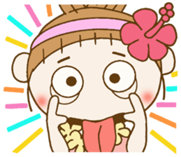 Day 7 of the Hawaiian Girl ocyame sticker #14602312