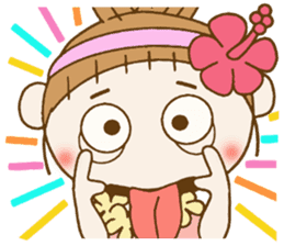 Day 7 of the Hawaiian Girl ocyame sticker #14602312