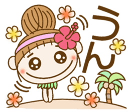 Day 7 of the Hawaiian Girl ocyame sticker #14602314