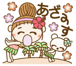 Day 7 of the Hawaiian Girl ocyame sticker #14602319