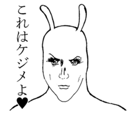 Something Sucks Rabbit Gay ver sticker #14602630