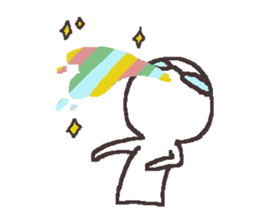 Sticker for the people of glasses3 sticker #14603077