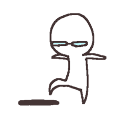 Sticker for the people of glasses3 sticker #14603082