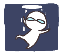 Sticker for the people of glasses3 sticker #14603083