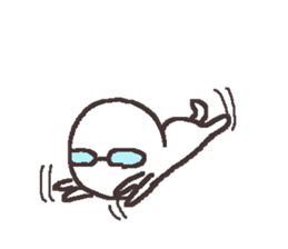 Sticker for the people of glasses3 sticker #14603099