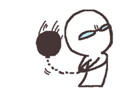 Sticker for the people of glasses3 sticker #14603103