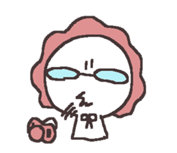 Sticker for the people of glasses3 sticker #14603105