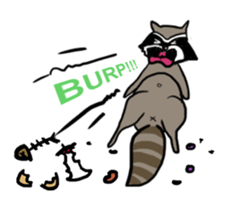 An Emo Raccoon sticker #14603226