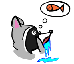 An Emo Raccoon sticker #14603228