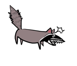 An Emo Raccoon sticker #14603229
