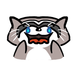 An Emo Raccoon sticker #14603236