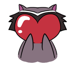 An Emo Raccoon sticker #14603237