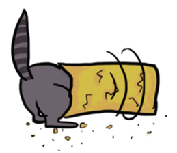 An Emo Raccoon sticker #14603243