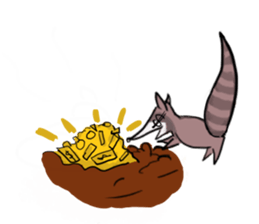 An Emo Raccoon sticker #14603249