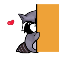 An Emo Raccoon sticker #14603251