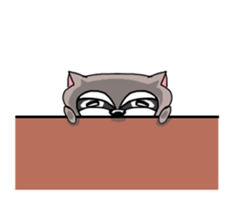 An Emo Raccoon sticker #14603256