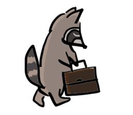 An Emo Raccoon sticker #14603259