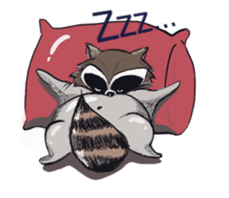 An Emo Raccoon sticker #14603261